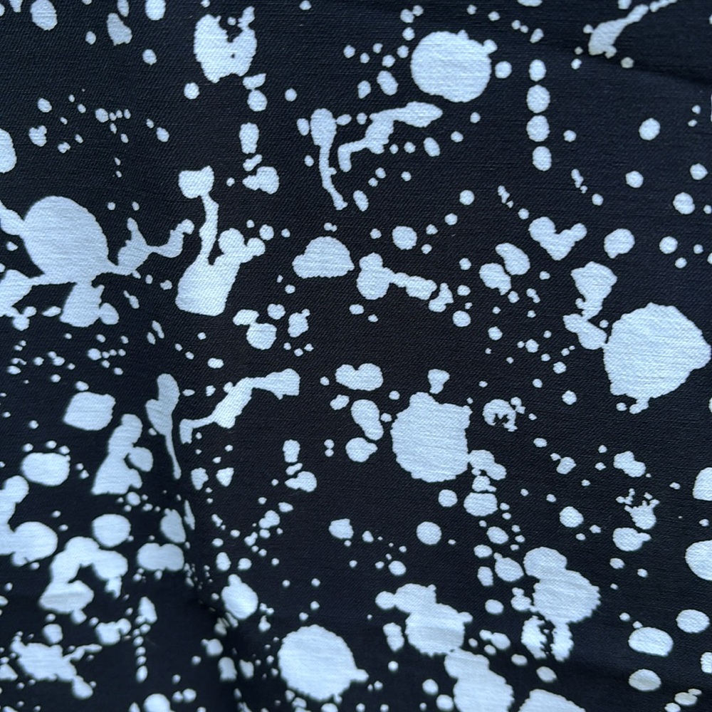 Head wraps African made for mommy and me black/white splattered paint pattern